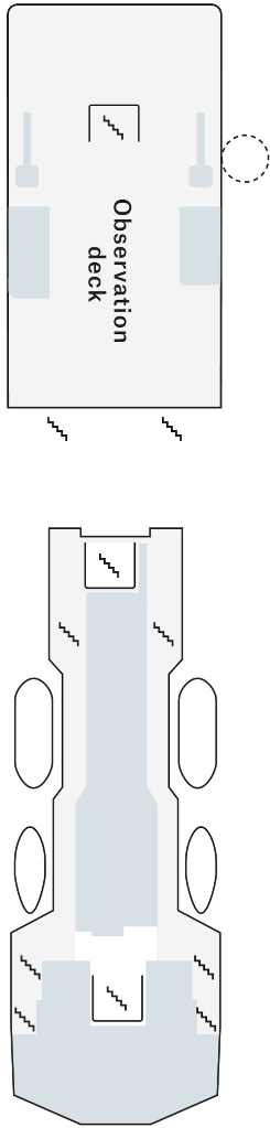 Choose your cabin on Deck 6             